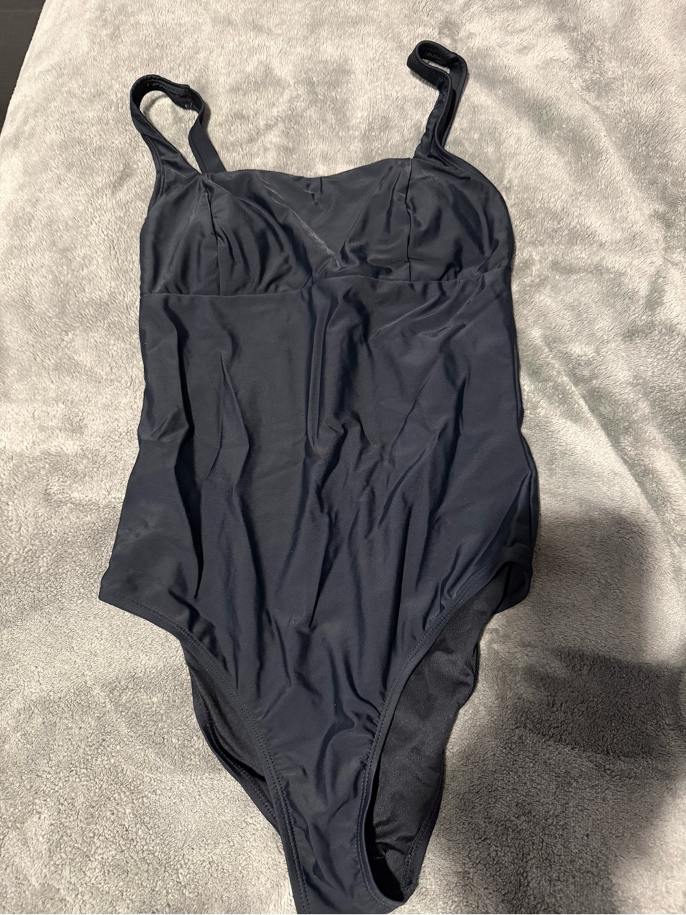 Classic Black One-Piece Swimsuit